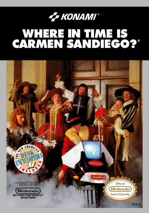 Where in Time Is Carmen Sandiego (USA) box art